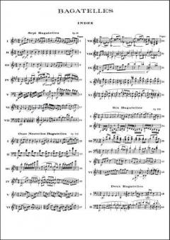 Bagatelles & Pieces Piano von Ludwig van Beethoven 