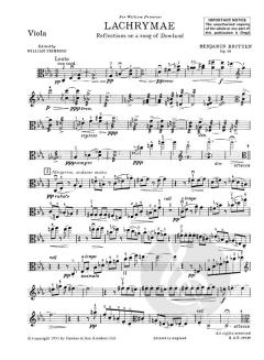 Lachrymae op. 48 von Benjamin Britten 