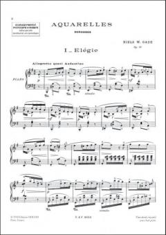 Aquarelles, Idylles, Noels Piano 