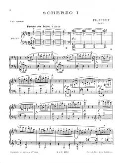 Scherzos & Fantaisies Piano von Frédéric Chopin 