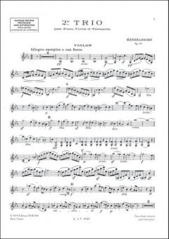Trio Nr.2 Op. 66 Vl/Violoncelle/Piano (Felix Mendelssohn Bartholdy) 