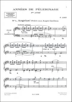 Annees De Pelerinage 3 Annee Italie Piano (S.rier von Franz Liszt 