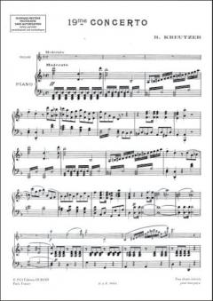 Concerto Nr. 19 von Conradin Kreutzer für Violine und Klavier im Alle Noten Shop kaufen