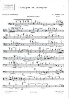 Adagio & Allegro Violoncelle/Piano von Robert Schumann im Alle Noten Shop kaufen
