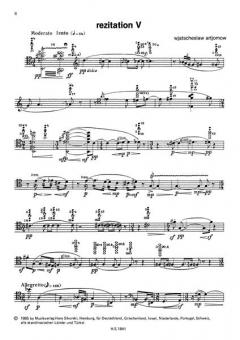 Neue russische Musik für Fagott Solo 