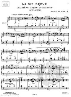 Danse Espagnol Nr. 2 von Manuel de Falla 