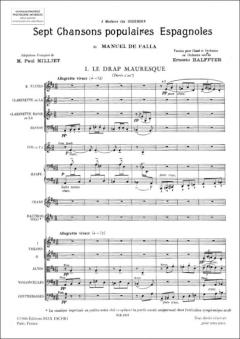 7 Chansons Populaires Espagnoles von Manuel de Falla 