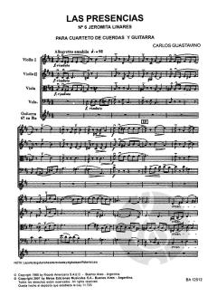 Las Presencias von Carlos Guastavino 