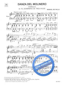 Danza Del Molinero von Manuel de Falla 