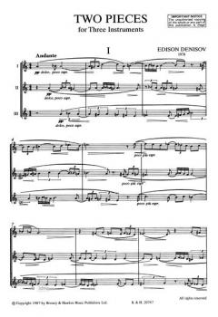 2 Stücke (Edison Wassiljewitsch Denisow) 