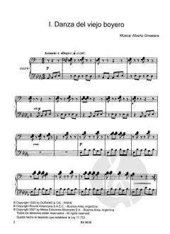 Tres Danzas Argentinas von Alberto E. Ginastera 