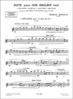 Suite op. 185 von Charles Koechlin 
