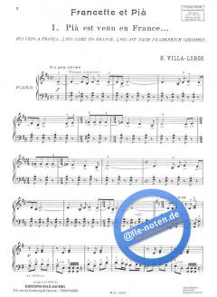 Pià est venu en France von Hector Villa-Lobos 