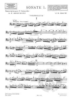 Sonate Nr. 1 BWV 1027 von Johann Sebastian Bach 