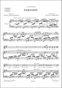 Trois Chansons de Sheherazade No 1 von Sylvio Lazzari 