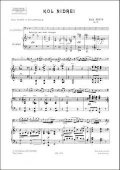 Kol Nidrei, Op. 47 Adagio pour Violoncelle Avec Acc. von Max Bruch im Alle Noten Shop kaufen