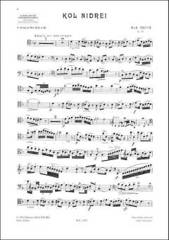 Kol Nidrei, Op. 47 Adagio pour Violoncelle Avec Acc. von Max Bruch im Alle Noten Shop kaufen