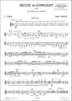 La création du monde Suite de concert (Darius Milhaud) 