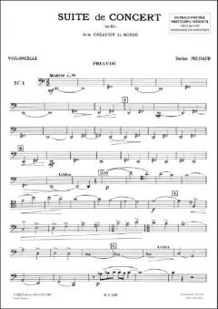 La création du monde Suite de concert (Darius Milhaud) 