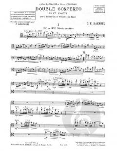 Double Concerto C-Dur von Georg Friedrich Händel 