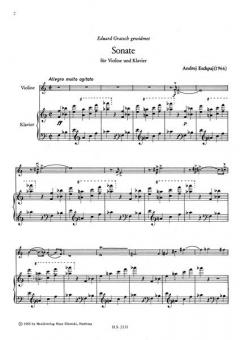 Sonate von Andrej Eschpai für Violine und Klavier im Alle Noten Shop kaufen