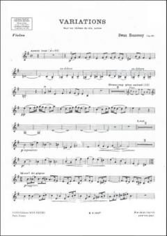 Variations Op. 58 Flute/Violon/Alto/Violoncelle (Swan Hennessy) 