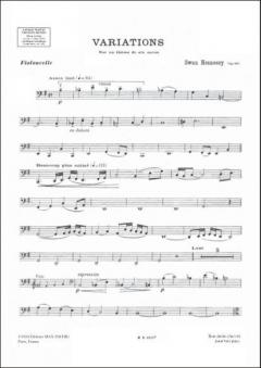Variations Op. 58 Flute/Violon/Alto/Violoncelle (Swan Hennessy) 