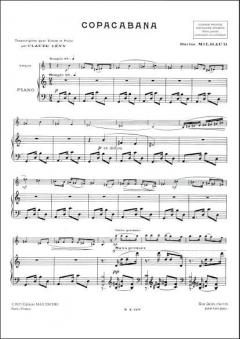 Copacabana op. 67 von Darius Milhaud 
