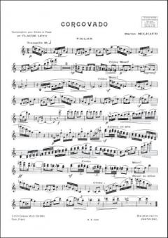 Corcovado op. 67 von Darius Milhaud 