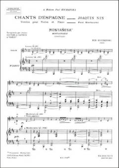 Chants D'espagne von Joaquin Nin-Culmell 