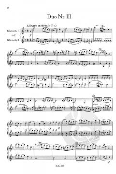 6 konzertante Duos op. 2 von François-René Gebauer für 2 Klarinetten in C im Alle Noten Shop kaufen