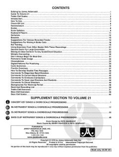 Aebersold Vol.21 Gettin' It Together 