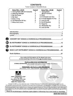 Aebersold Vol.22 Favorite Standards 