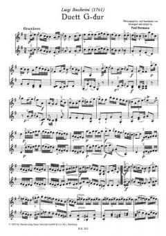 Duett G-Dur von Luigi Boccherini für 2 Violinen im Alle Noten Shop kaufen