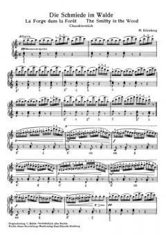 Die Schmiede im Walde von Richard Eilenberg 