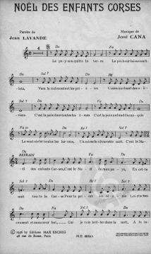 Noel Enfants Corse von Jose Cana 