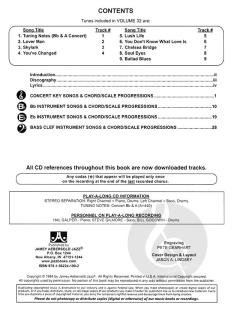 Aebersold Vol.32 Ballads 