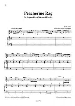 Peacherine Rag / Sunflower Slow Drag / The Chrysanthemum (Scott Joplin) 