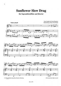 Peacherine Rag / Sunflower Slow Drag / The Chrysanthemum (Scott Joplin) 