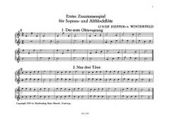 Erstes Zusammenspiel (Linde Höffer-von Winterfeld) 