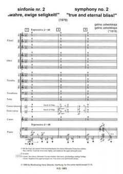 Sinfonie Nr. 2 von Galina Ustwolskaja 