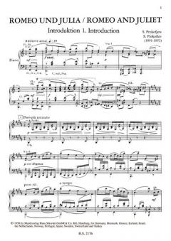 Romeo und Julia op. 64 von Sergei Sergejewitsch Prokofjew 