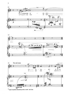 3 Gedichte von Osip Mandelstam op. 23 von Elena Firsova 