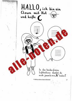 Der Notenclown - Rätsel- und Malbuch Violinsschluessel von Katharina Apostolidis im Alle Noten Shop kaufen