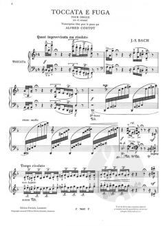 Toccata e Fuga en re mineur von Johann Sebastian Bach 