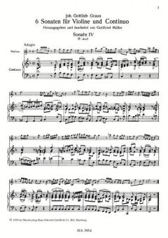 Sonata 4 F-Dur von Johann Gottlieb Graun 