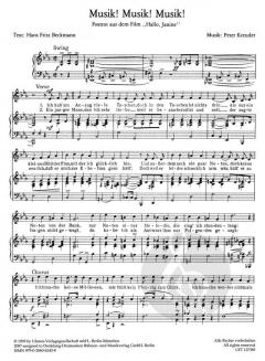 Musik, Musik, Musik von Peter Kreuder 