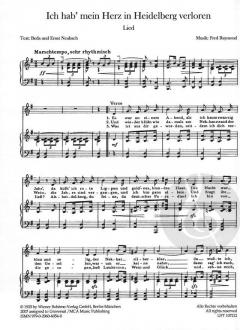 Ich hab mein Herz in Heidelberg verloren von Fred Raymond 