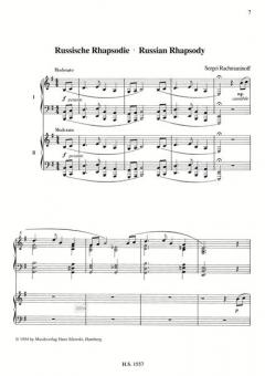 Russische Rhapsodie von Sergei Rachmaninow für 2 Klaviere im Alle Noten Shop kaufen