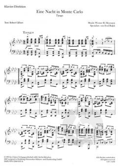 Eine Nacht in Monte Carlo von Werner Richard Heymann 